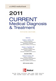 Current medical diagnosis & treatment
