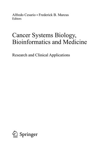 Cancer Systems Biology, Bioinformatics and Medicine