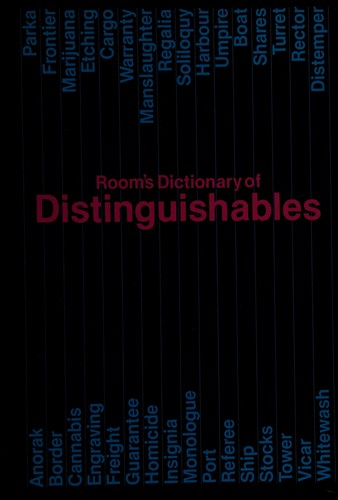 Room's Dictionary of distinguishables