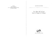 Le don de la loi