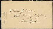 [Letter to] Dear Johnson