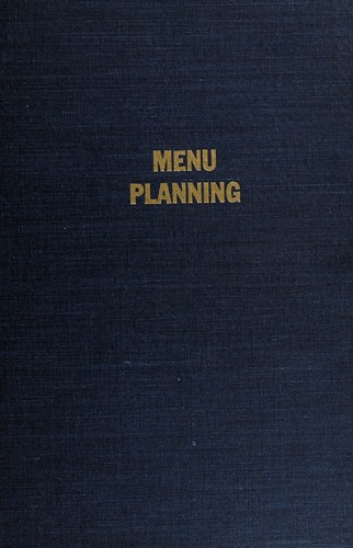Menu planning