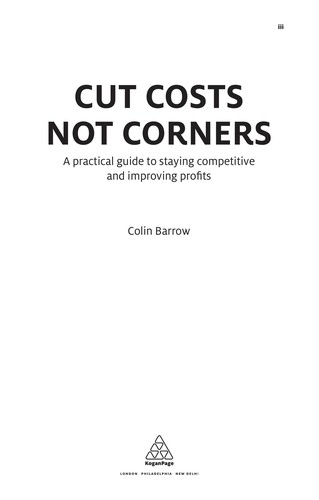Cut costs not corners