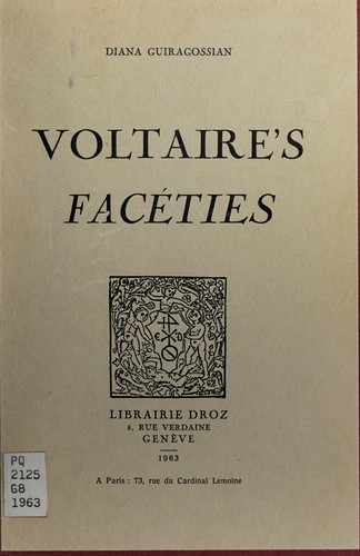 Voltaire's Facéties