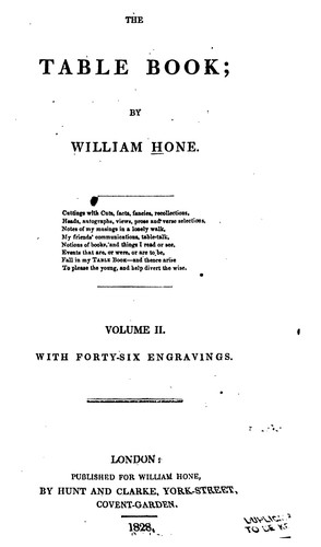 The Table Book