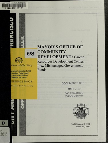 Mayor's Office of Community Development