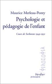 Psychologie et pédagogie de l'enfant