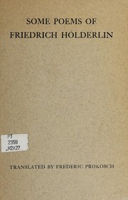 Some poems of Friedrich Hölderlin