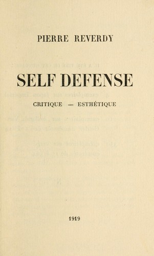 Self defense