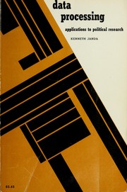 Data processing: applications to political research