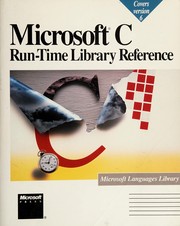 Microsoft C run-time library reference
