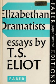 Elizabethan dramatists