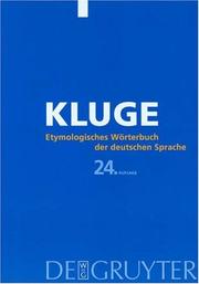 Etymologisches Wörterbuch der deutschen Sprache