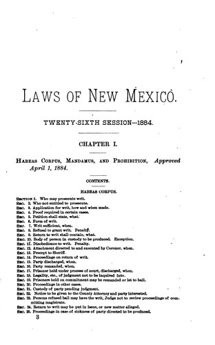 Laws of the Territory of New Mexico: Passed by the Legislative Assembly, 1857-58