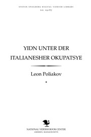 Yidn unṭer der Itạlianesher oḳupatsye