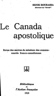 Le Canada apostolique