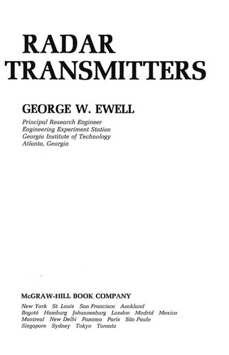 Radar transmitters