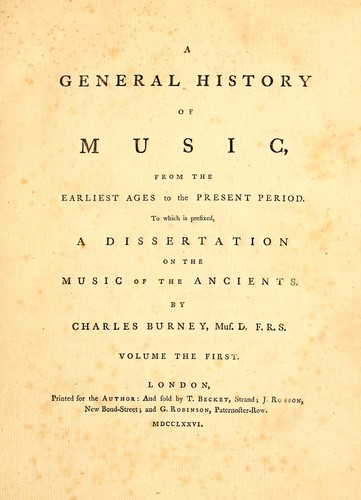 A general history of music
