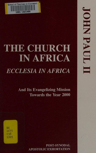 Post-synodal apostolic exhortation Ecclesia in Africa