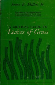 A critical guide to Leaves of grass