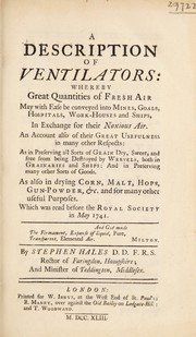 A description of ventilators
