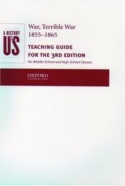 Terrible War 1855-1865 Teaching Guide (History of Us, )