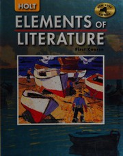 Holt Elements of Literature--First Course