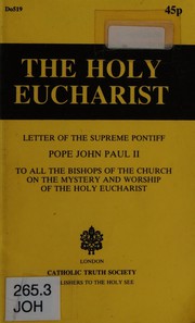 The Holy Eucharist