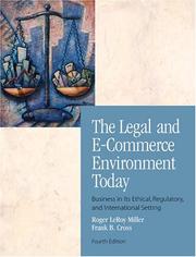 The legal and e-commerce environment today