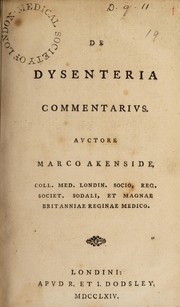 De dysenteria commentarius