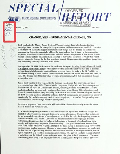 Change, yes - fundamental change, no