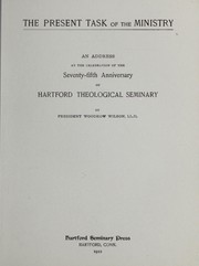 The present task of the ministry