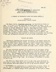 A summary of information about the khapra beetle