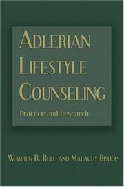 Adlerian lifestyle counseling