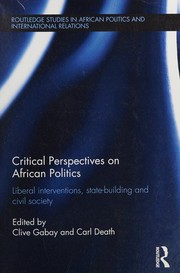 Critical Perspectives on African Politics