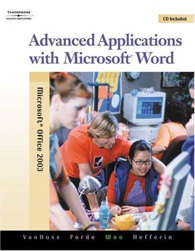 Advanced applications with Microsoft Word