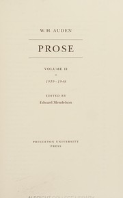 The Complete Works of W. H. Auden