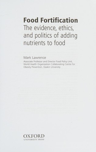 Food Fortification