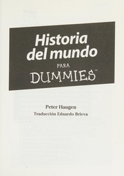 Historia del mundo para dummies