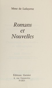 Romans et nouvelles
