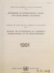 Handbook of International Trade and Development Statistics 1991/Sales No E/F.92.Ii.D.6 (Unctad Handbook of Statistics/Manuel De Statistiques De La Cnuced)