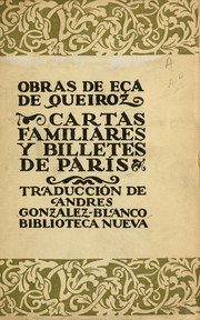 Cartas familiares e Bilhetes de Paris
