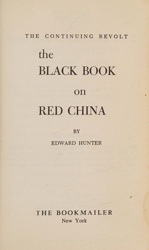 The black book on Red China