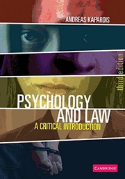 Psychology and law