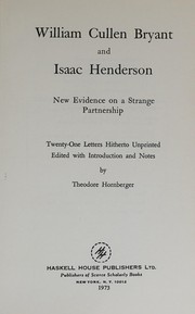 William Cullen Bryant and Isaac Henderson