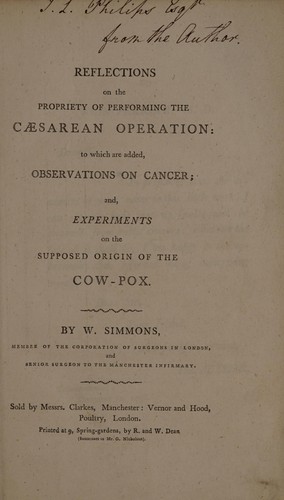 Reflections on the propriety of performing the Caesarean operation