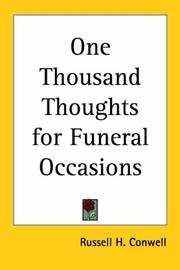 One Thousand Thoughts for Funeral Occasions
