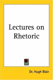 Lectures on Rhetoric