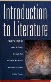 Introduction to literature -- fourth edition