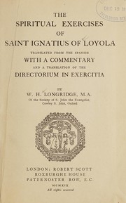The spiritual exercises of Saint Ignatius of Loyola